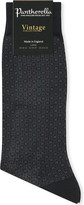 Thumbnail for your product : Pantherella Diamond-Patterned Cotton-Blend Socks - for Men