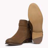 Thumbnail for your product : Tommy Hilfiger Suede Eyelet Strap Ankle Boots