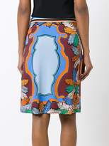 Thumbnail for your product : Emilio Pucci printed wrap skirt
