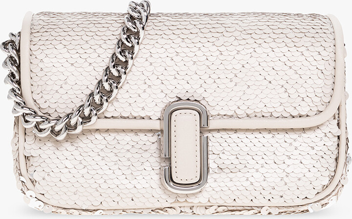 Marc Jacobs Cream The Snapshot Leather Cross Body Bag - ShopStyle