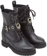 Thumbnail for your product : Fendi concealed-wedge lace-up boots