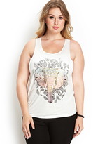 Thumbnail for your product : Forever 21 FOREVER 21+ Paisley Elephant Tank