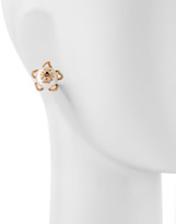Thumbnail for your product : Tory Burch Golden/White Emma Pearlescent Stud Earrings