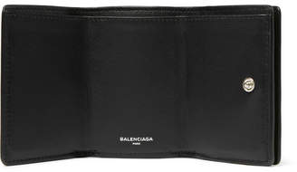 Balenciaga Everyday Printed Textured-Leather Wallet