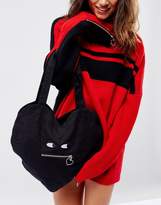 Thumbnail for your product : Lazy Oaf Heart Shaped Cotton Zipper Bag