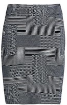 Thumbnail for your product : Akris Punto Crosshatch Cotton & Wool Pencil Skirt