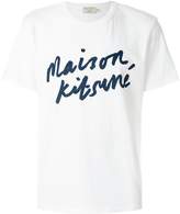 Thumbnail for your product : MAISON KITSUNÉ logo print T-shirt