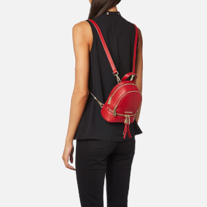 MICHAEL Michael Kors Women's Rhea Zip Extra Small Backpack - Bright Red