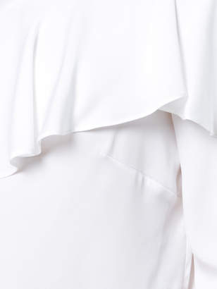 Milly frill-trim blouse