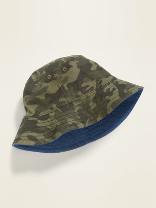 Old Navy Reversible Canvas Bucket Hat for Toddler Boys