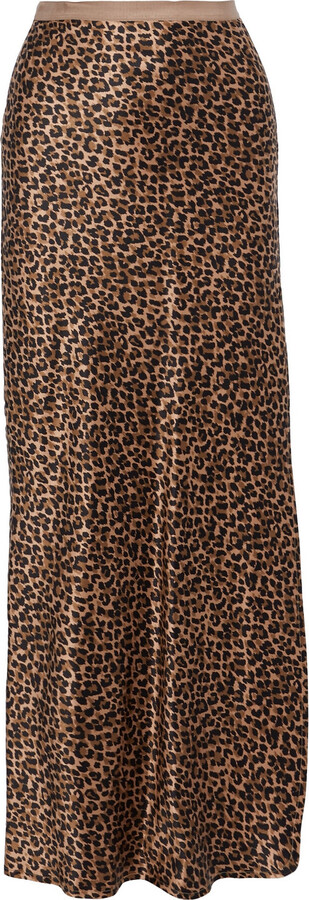 leopard print maxi skirt uk