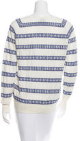 Thumbnail for your product : Closed Embroidered Long Sleeve Sweater