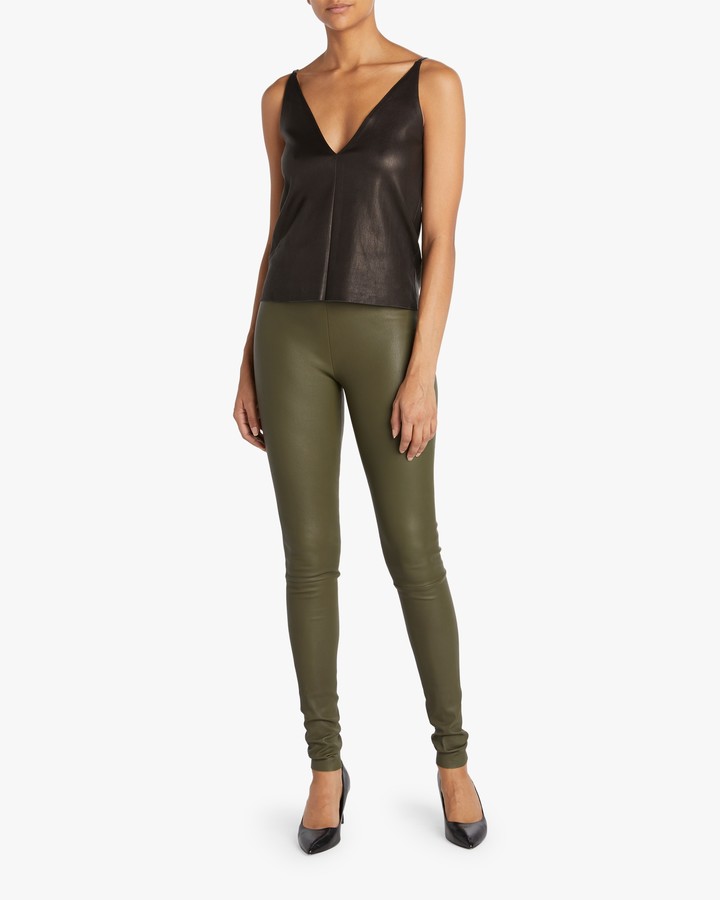 STOULS Stretch Leather Pants ShopStyle