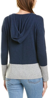 Forte Cashmere Colorblocked Cashmere Pullover