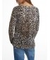 Thumbnail for your product : White + Warren Cashmere Leopard Print V Neck