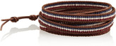 Thumbnail for your product : Chan Luu Leather and bead five wrap bracelet