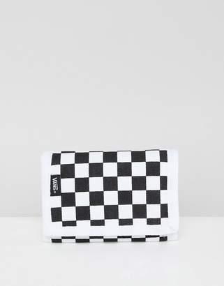 Vans checkerboard wallet in black VN000C32Y281