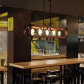 Thumbnail for your product : Gracie Oaks Shkar 5 - Light Kitchen Island Rectangle Chandelier