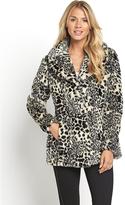Thumbnail for your product : South Three-Quarter Faux Fur Coat