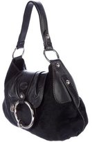 Thumbnail for your product : Tod's Leather-Trimmed Ponyhair Hobo