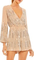 Thumbnail for your product : Mac Duggal Sequin Romper