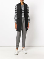 Thumbnail for your product : Eleventy pinstripe drawstring track pants