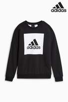 Thumbnail for your product : Next Boys adidas Stack Logo Crew Sweater