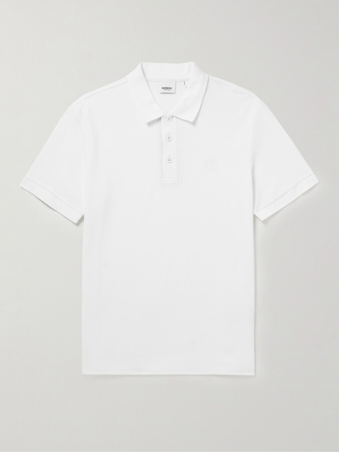Logo-Embroidered Cotton-Piqué Polo Shirt