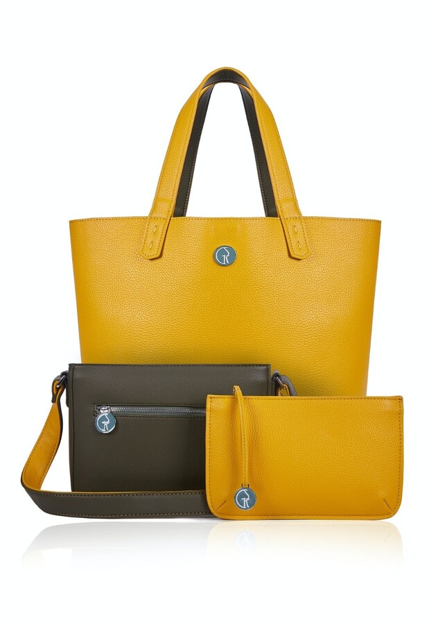 yellow mustard purse