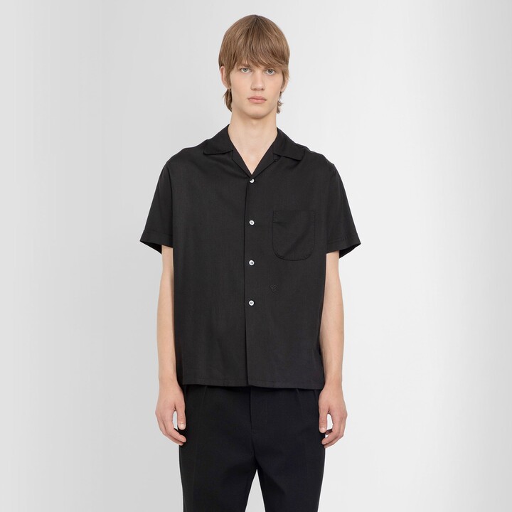 Maison Margiela Man Black Shirts - ShopStyle