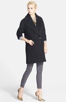 Thumbnail for your product : Kristen Blake Double Breasted Lambswool Blend Coat