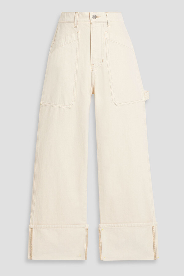 Veronica Beard Dylan high-rise straight-leg jeans