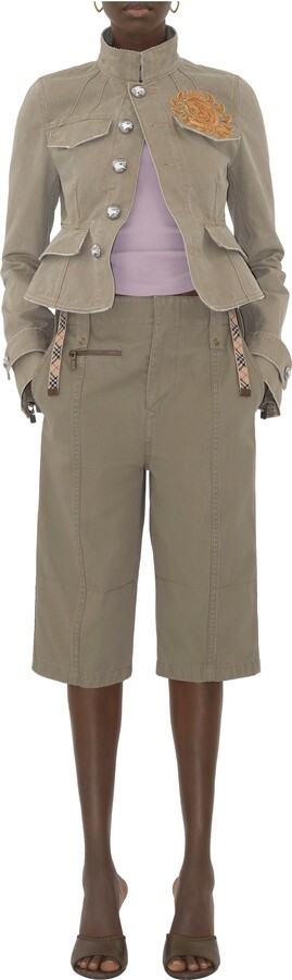 B Crest Cotton Tailored Jacket