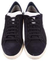 Thumbnail for your product : Ferragamo Low-Top Round-Toe Sneakers