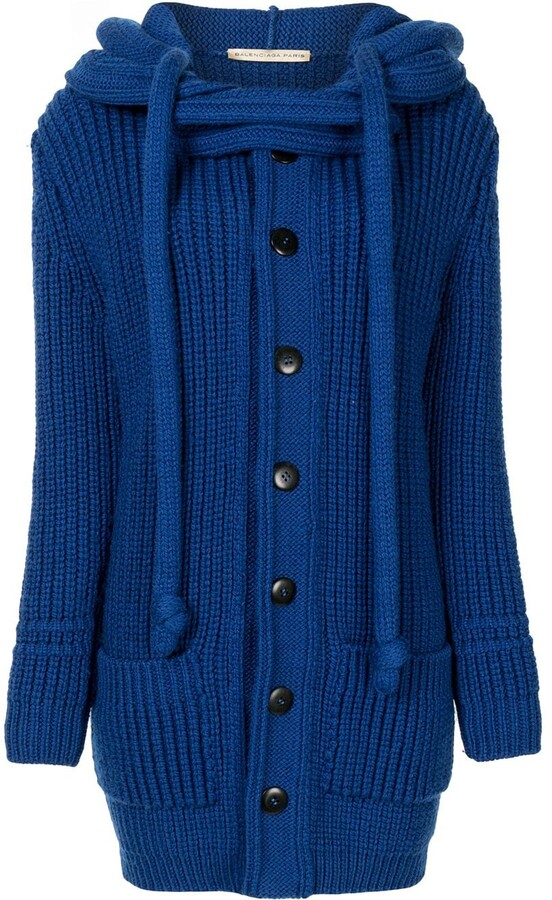 womens knitted cardigan with hood
