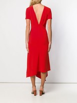 Thumbnail for your product : Victoria Beckham Asymmetric Midi Dress