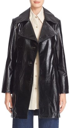 Simon Miller Women's Bowa Double Breasted Leather Jacket