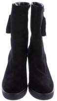 Thumbnail for your product : Aquatalia Suede Platform Wedge Boots
