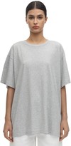 Thumbnail for your product : MM6 MAISON MARGIELA Back Printed Cotton Jersey T-shirt
