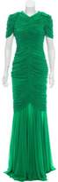 Thumbnail for your product : John Paul Ataker Ruched Short Sleeve Gown w/ Tags