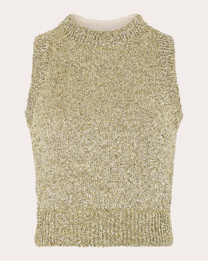 7/27まで 新品Gajess Glitter Camisole ゴールド 7/27まで 新品Gajess Glitter Camisole ゴールド