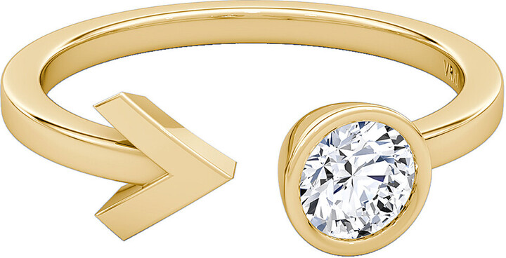 VRAI 14K Yellow Gold Lab-Grown Diamond Ring