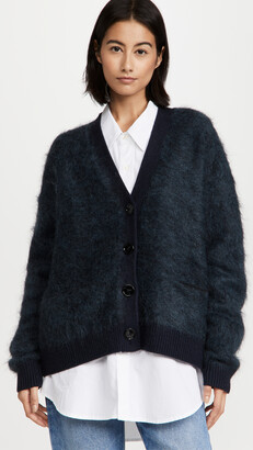 Acne Studios Brushed Mohair Blend Cardigan - ShopStyle