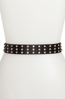Thumbnail for your product : MICHAEL Michael Kors Rhinestone Studded Leather Belt