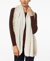 Thumbnail for your product : INC International Concepts Faux Fur-Trim Scarf, Only at Macy's