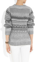 Thumbnail for your product : MICHAEL Michael Kors Metallic-paneled chunky-knit sweater