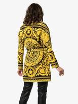 Thumbnail for your product : Versace Reversible Baroque print silk and cotton blend coat