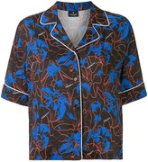 Thumbnail for your product : Marcelo Burlon County of Milan Floral Half-Sleeve Shirt