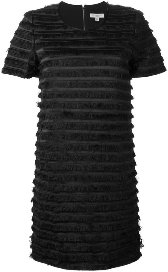 Burberry layered fringe dress - ShopStyle