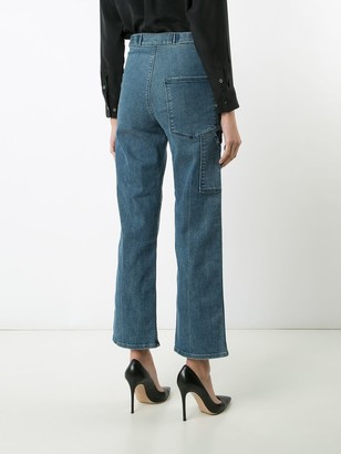 RtA Worker high-waist flared jeans